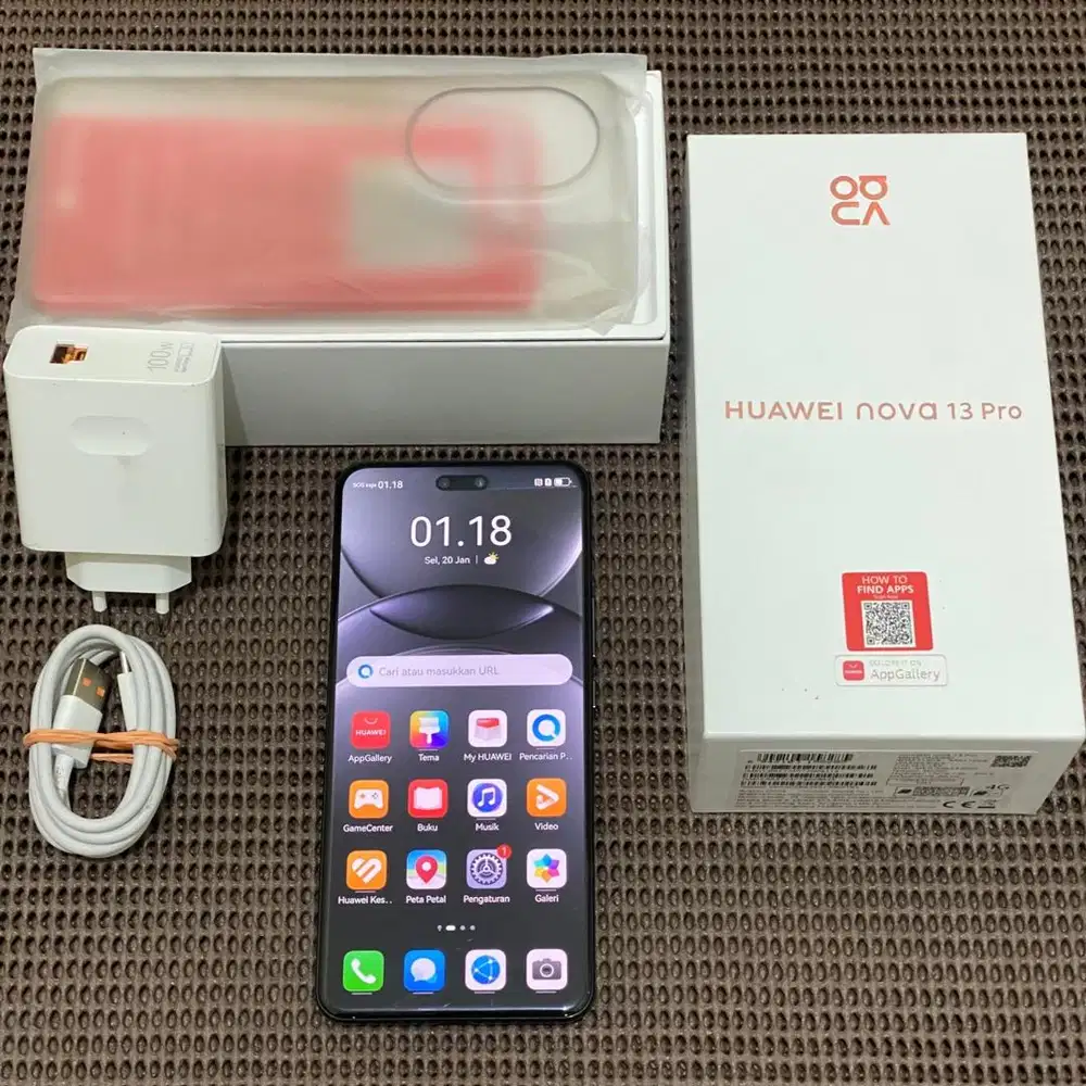 Huawei Nova 13 Pro (12/512) Mulus Fullset Ori Garansi Aktif