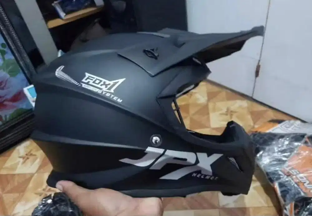 Helm Jpx Full Face FOX1 Solid - Black Doff (L)