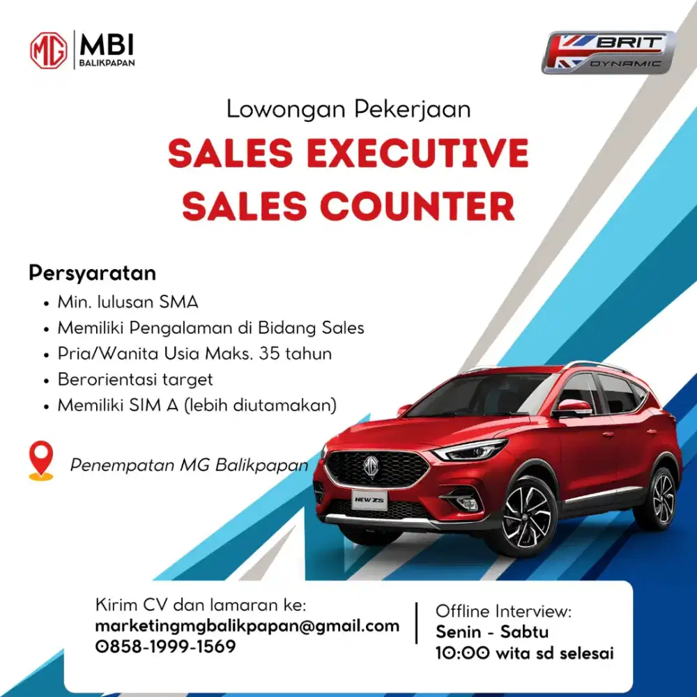 Sales Konter dan Sales Executive