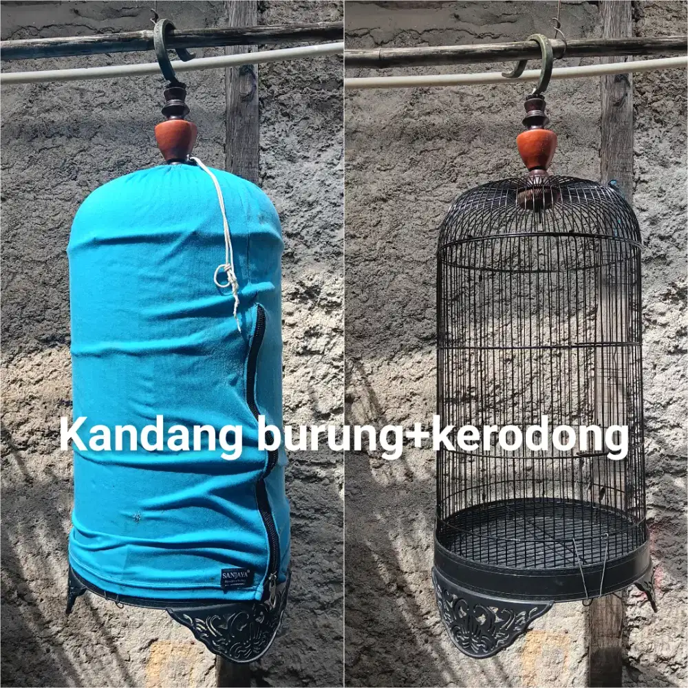 Kandang burung+ krodong
