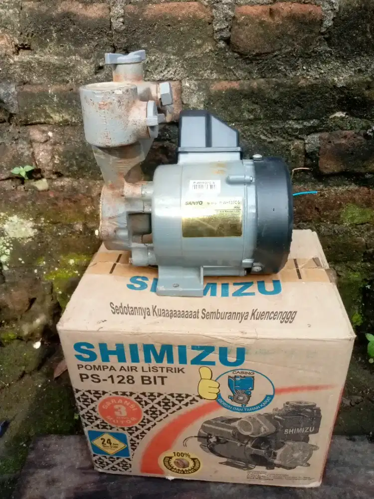 Pompa air Sanyo pwh 137 cs bekas siap pasang