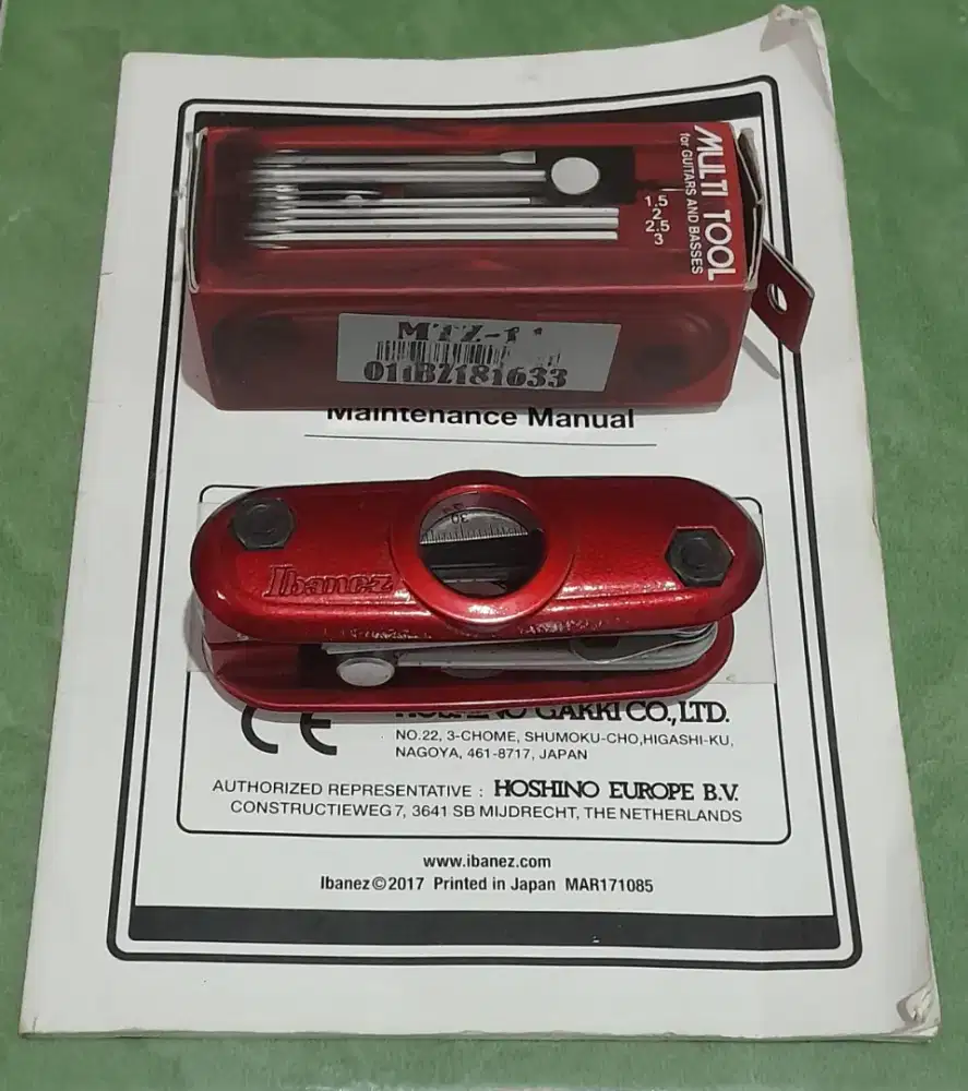 Ibanez tool nux adaptor kabel jack xlr