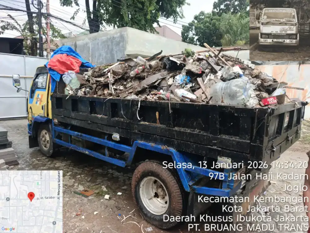 Jasa buang puing dan pengurugan