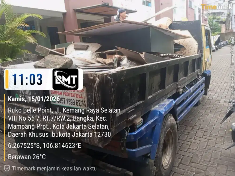 Jasa angkut puing dan buang sampah