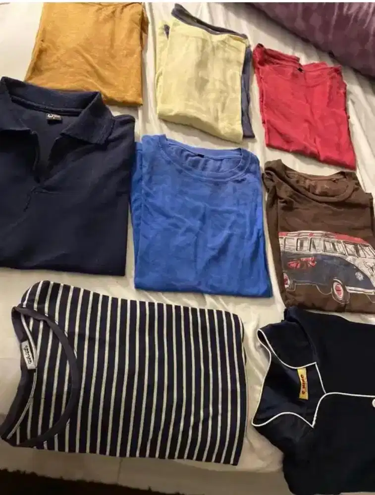 Kaos baju pria paketan