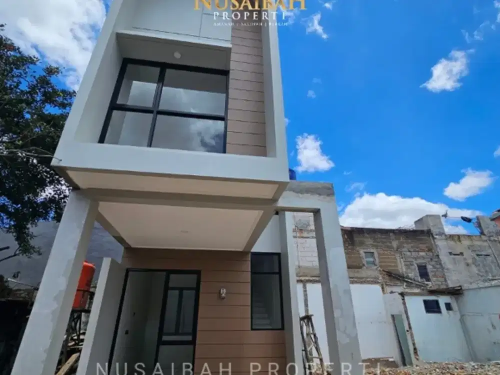 Rumah baru siap huni ada rooftop di condet jakarta tinur