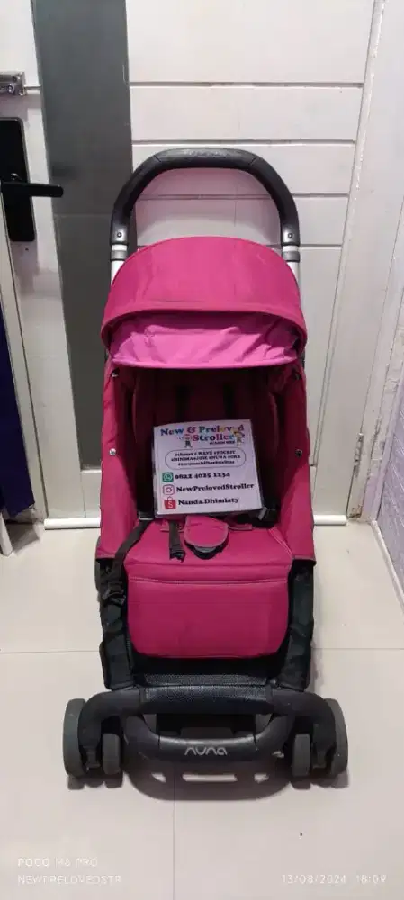 Stoler nuna warna ungu burgandi