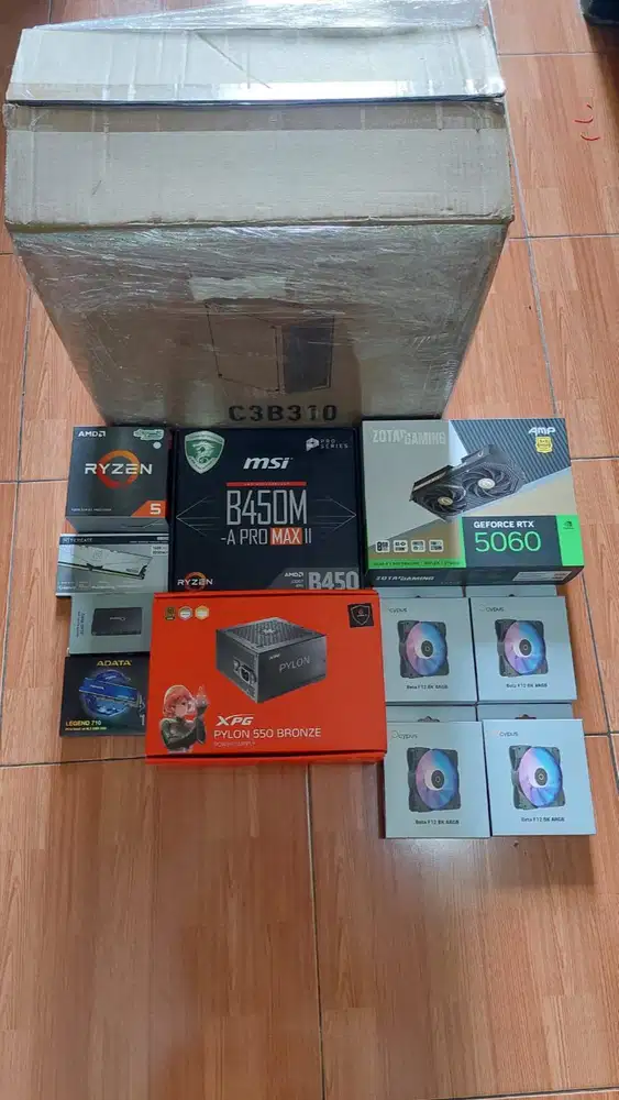 PC RYZEN 5 5600 RAM 16GB SSD 1TB VGA RTX 5060 8GB