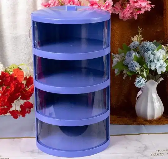 Tudung Saji 4 Susun Rak Penyimpanan Makanan Tingkat