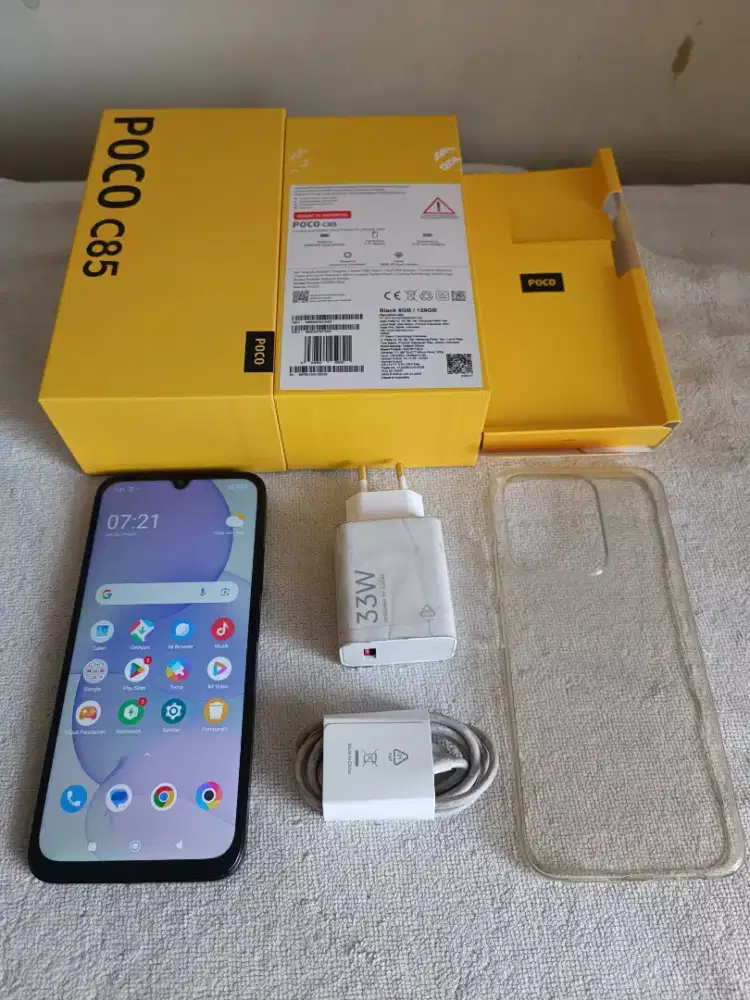 POCO C85 6/128 NFC FULLSET ORI