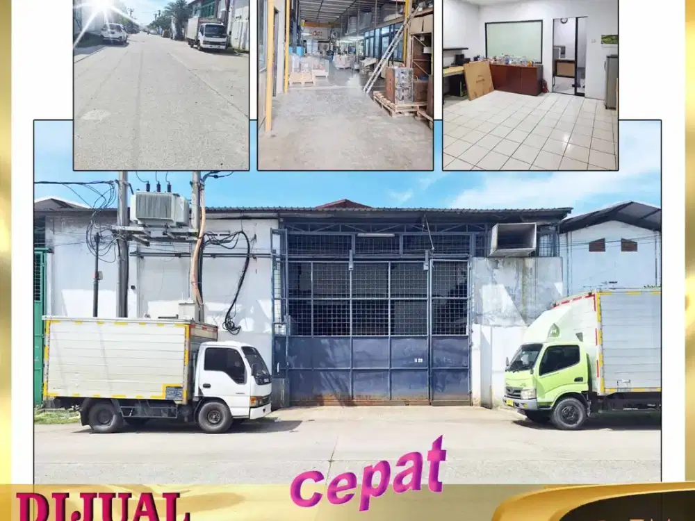DIJUAL GUDANG 1.5 LANTAI DI PERGUDAGAN NUSA INDAH TANGERANG BANTEN