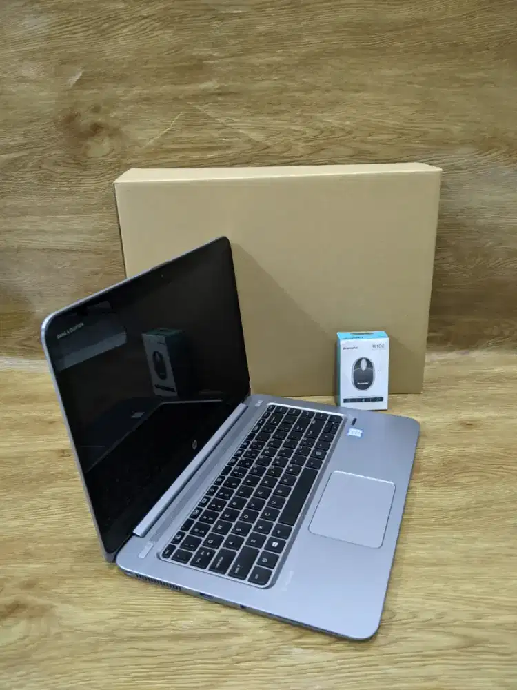 Laptop Hp Elitebook Slim Touchscreen i7 Gen6 Ram 16GB Bonus Mouse baru