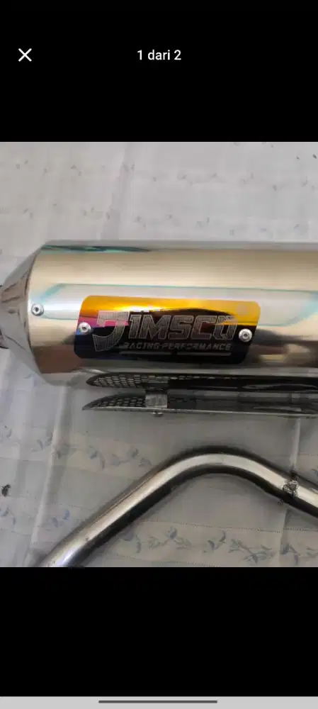 Knalpot standar Resing Beat Gen 2