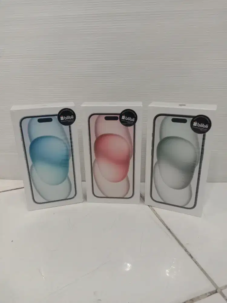 IPhone 15 128 New Garansi resmi, blue ready unit langka