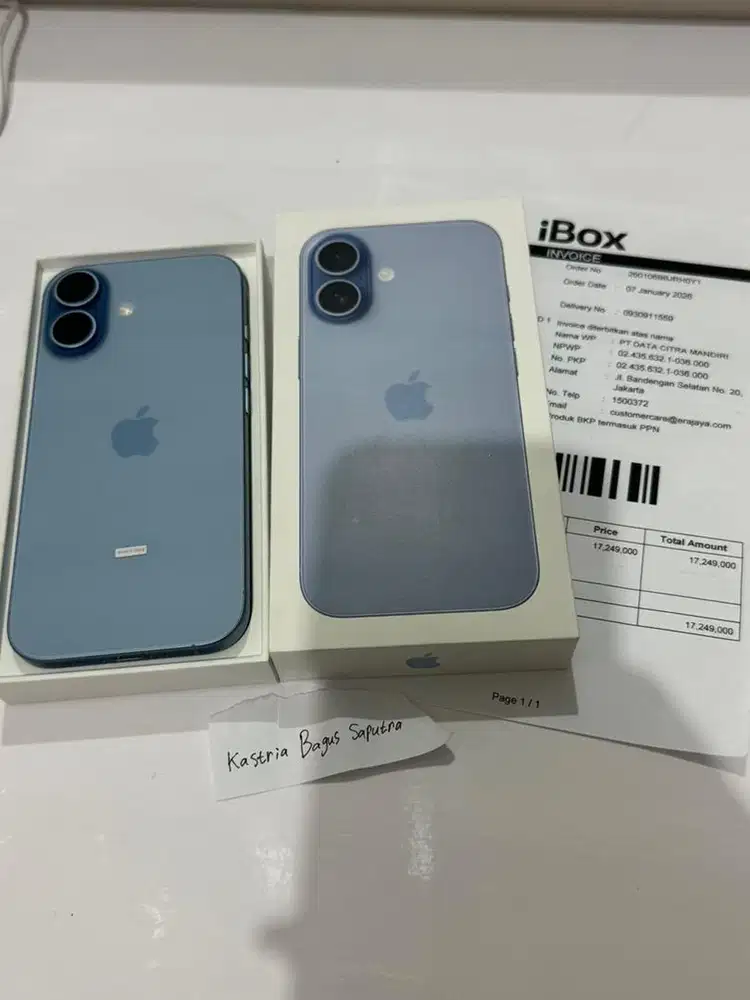Apple Iphone 17 Mist Blue 256gb Ibox