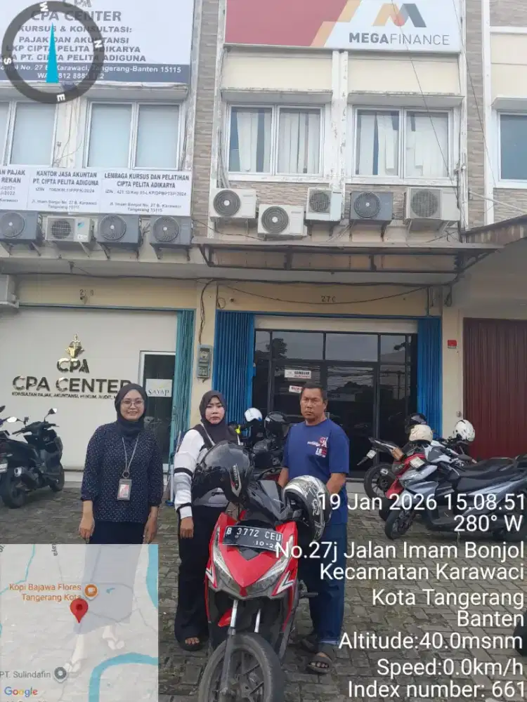 TELE SALES MARKETING DANA TUNAI BPKB MOTOR DI PT MEGA FINANCE KARAWACI