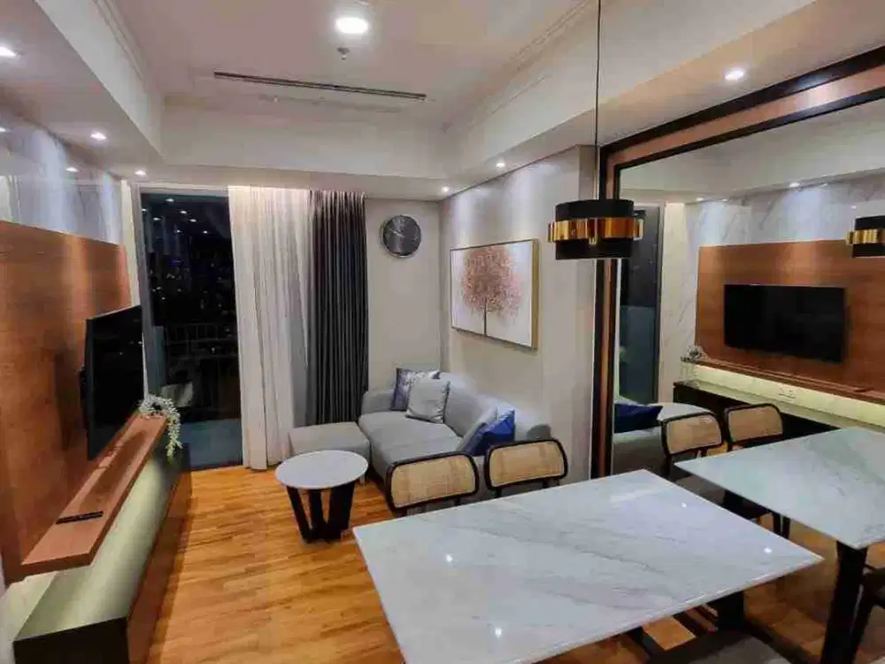 APT Sewa Casa Grande Residence, KT2, Furnish Bagus, Siap huni, 76m, Balkon view city