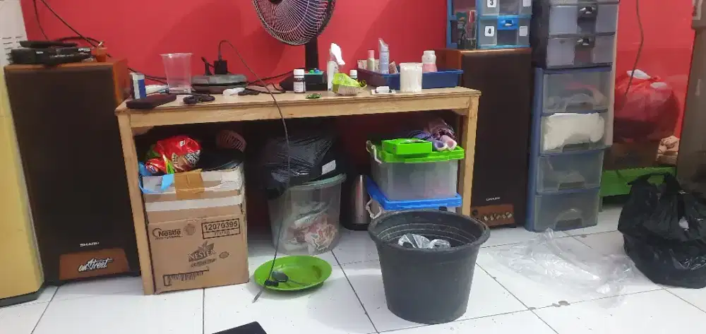 Speaker aktif merk sharp ori bonus bluetooth