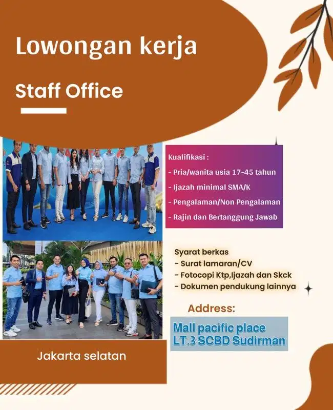 LOKER SCBD JAKSEL