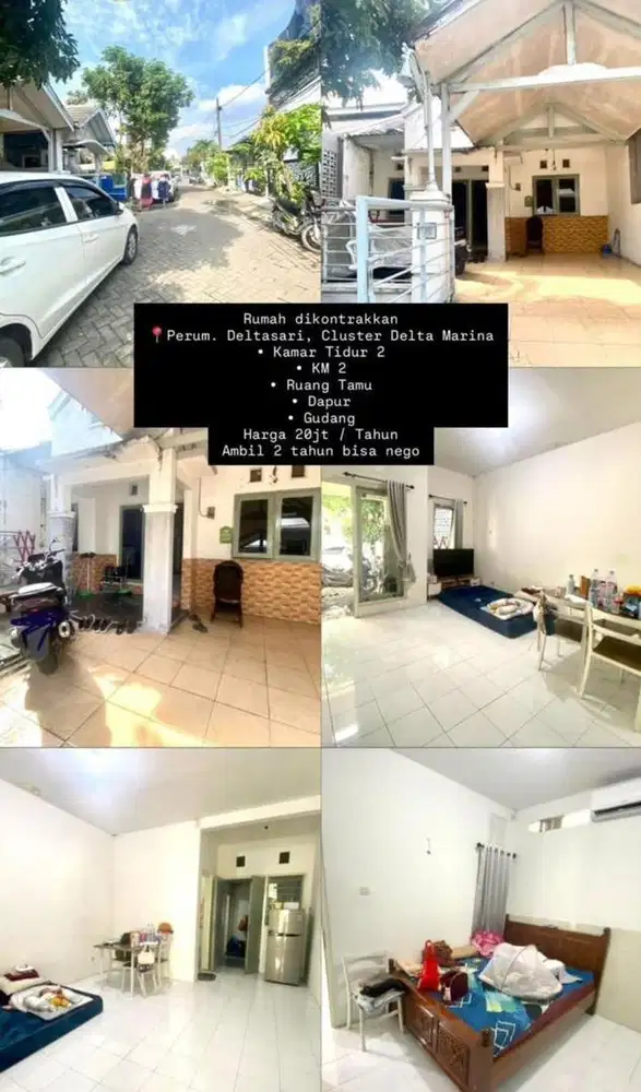Disewakan/Dikontrakkan SEGERA Rumah di Perumahan Delta Waru Juanda
