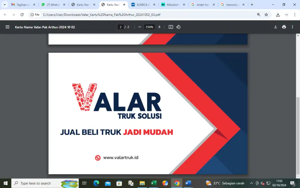 DICARI UNTUK ADMINISTRASI KANTOR