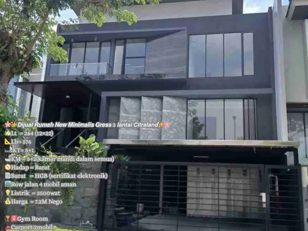 Rumah Baru Gress Citraland Utama
