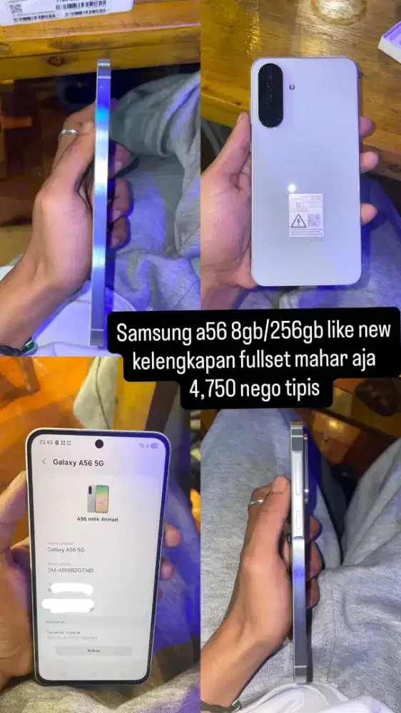 Samsung a56 5g like new 8/256 gb