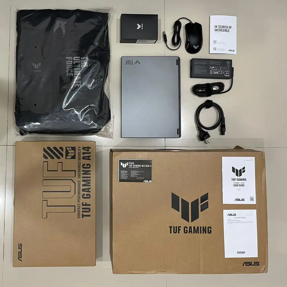 Asus TUF Gaming A14 FA401 RTX 5060 RAM 32GB Garansi Resmi sd 2027