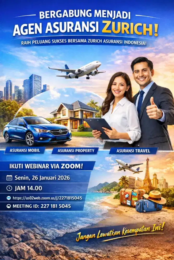 Peluang berbisnis Agen Zurich Asuransi Indonesia