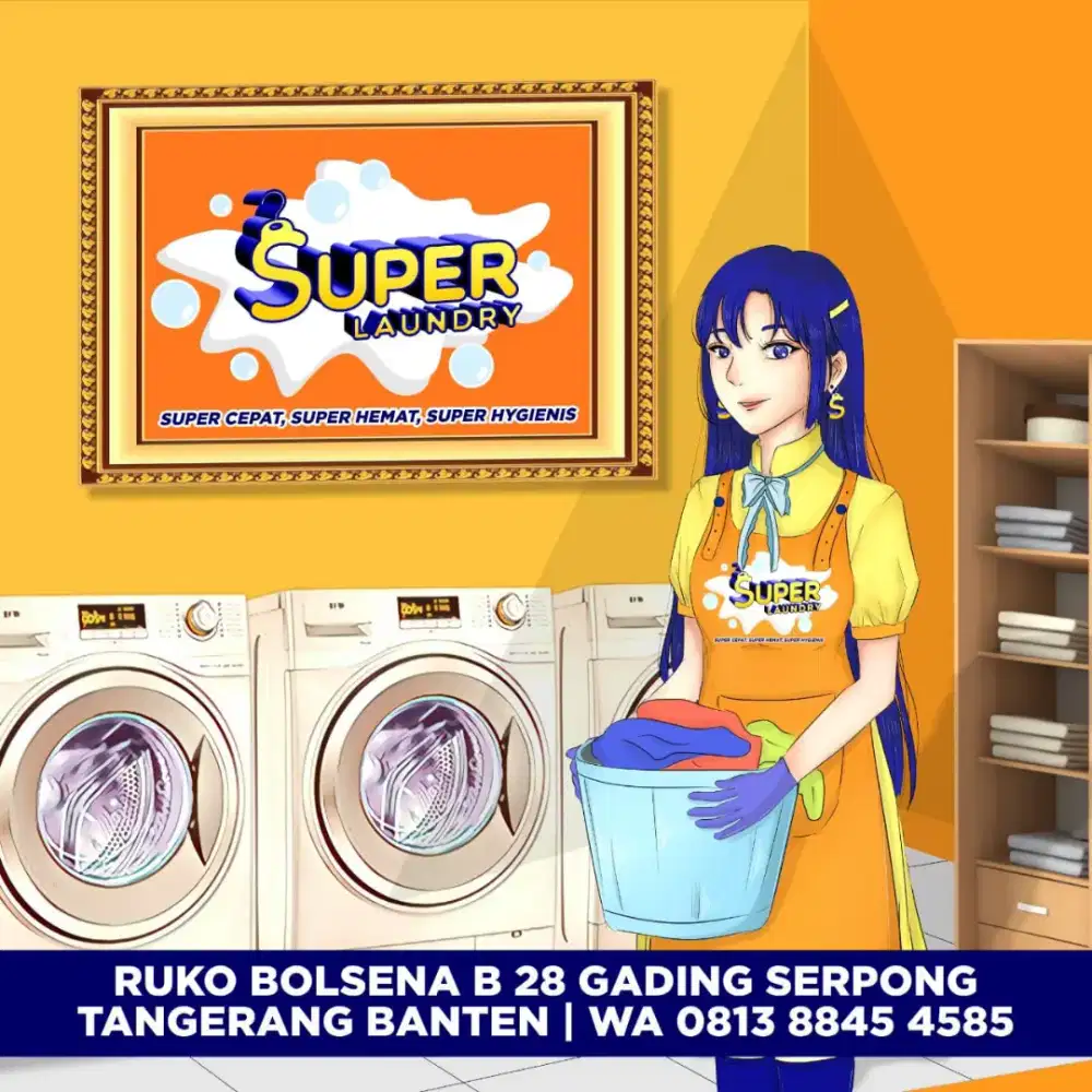 Loker Laundry Setrika & Pickup Delivery