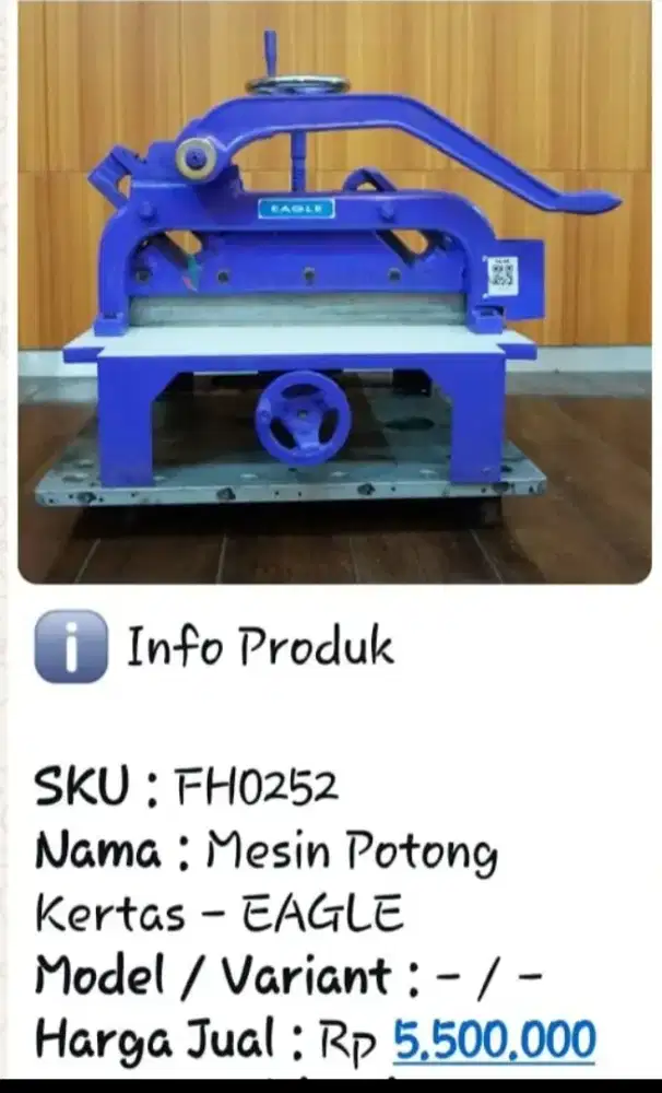 Meson Potong masih Baru