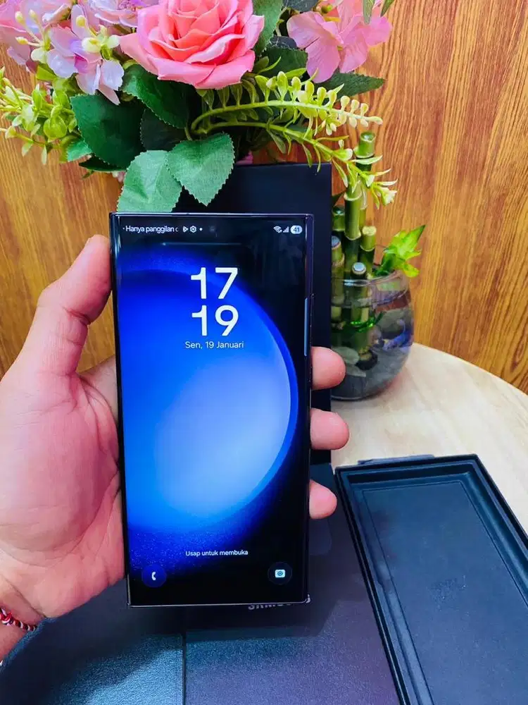 Samsung s23 ultra 256gb second garansi resmi samsung