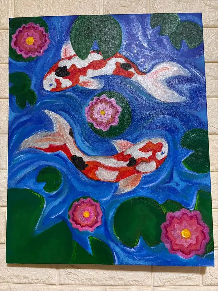 HASIL KARYA ANAK BANGSA#ACRYLIC PAINTING HAND-PAINTED