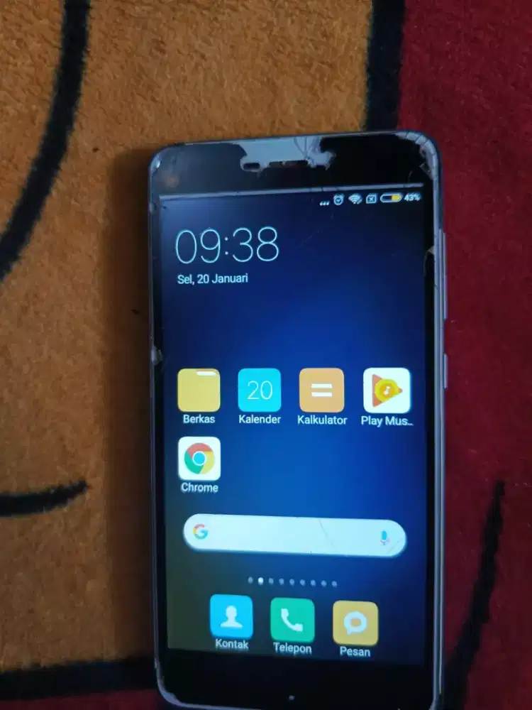 HP XIOMI REDMI 4a komplit jual apa ada nya