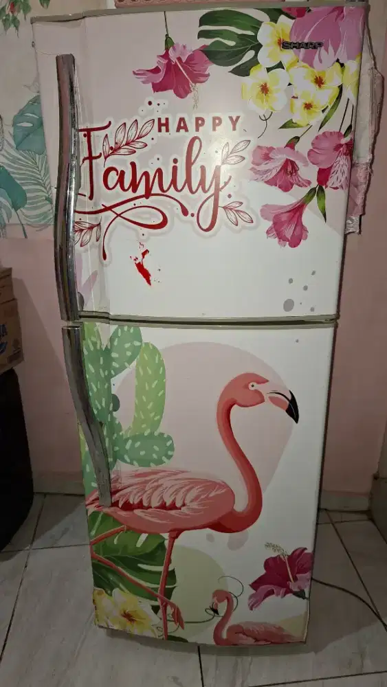 Dijual kulkas Sharp dua pintu