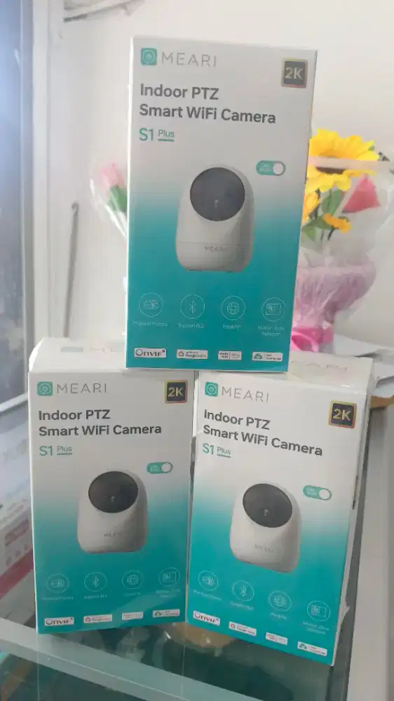 Meari CCTV Meari S1 Plus 3MP
Indoor PTZ Smart Wifi Camera