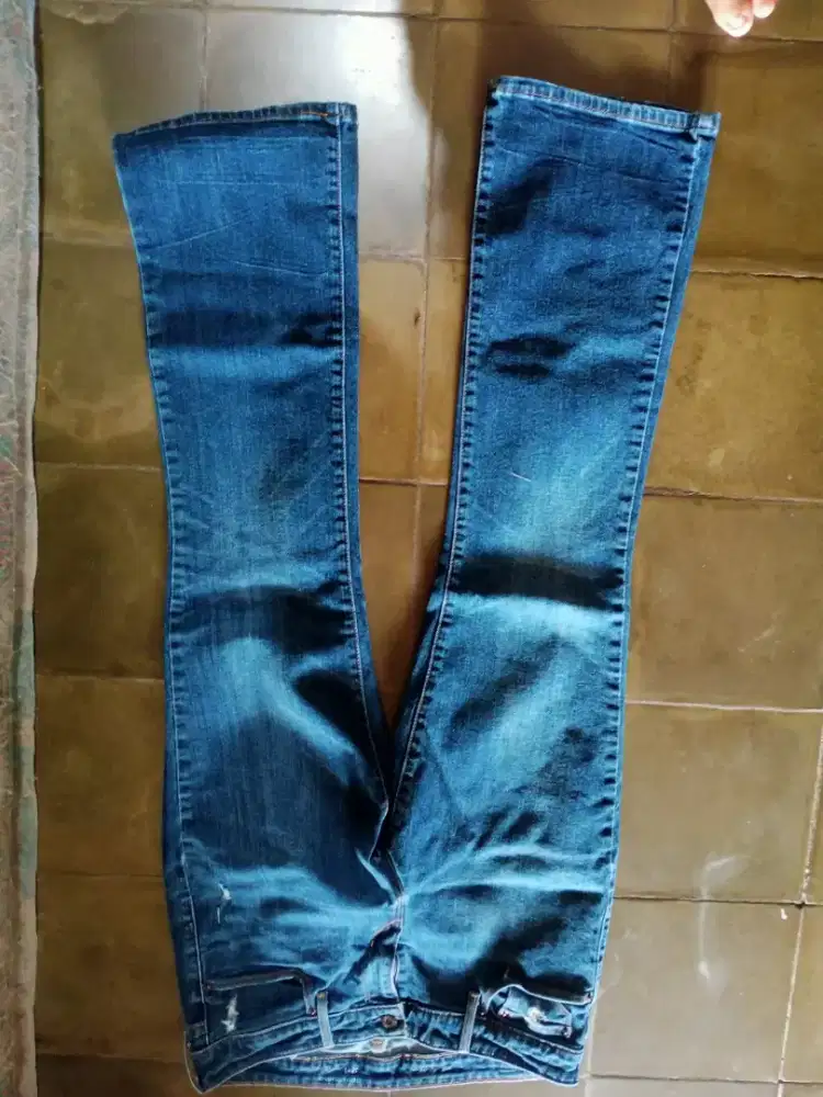 Celana jeans wanita dewasa second normal import