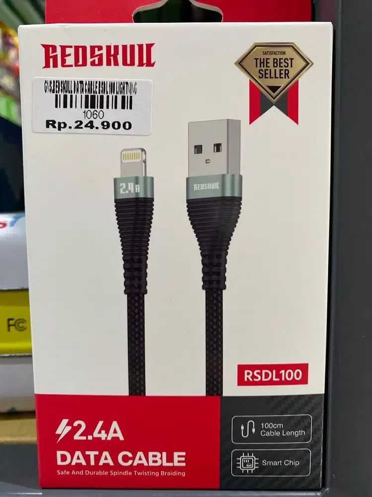 REDSKULL DATA CABLE ESDL 100 LIGHTNING