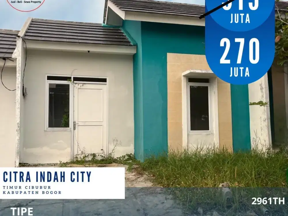 Dijual Rumah Dengan View Perbukitan, Fasilitas Legkap Lokasi Bebas Banjir