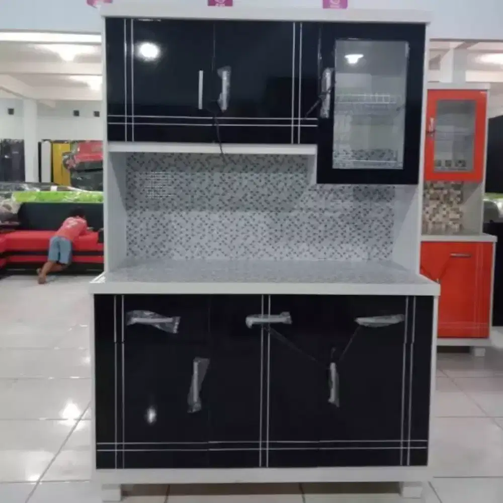 Lemari rak sayur 3 pintu