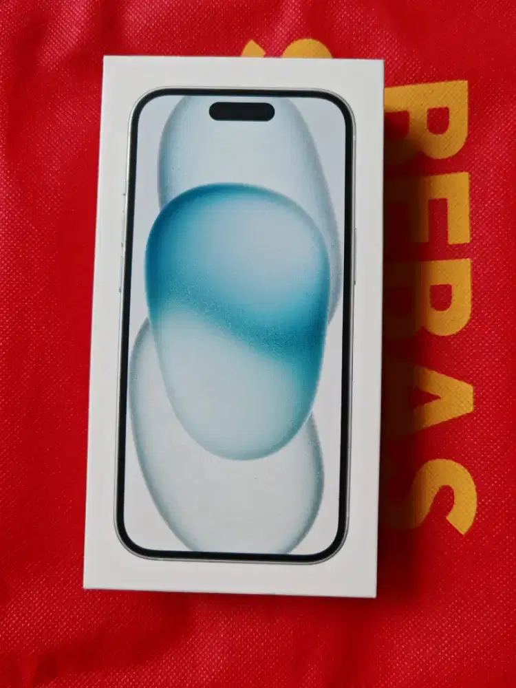 iPhone 15 Blue 256gb BARU Garansi Resmi iBox