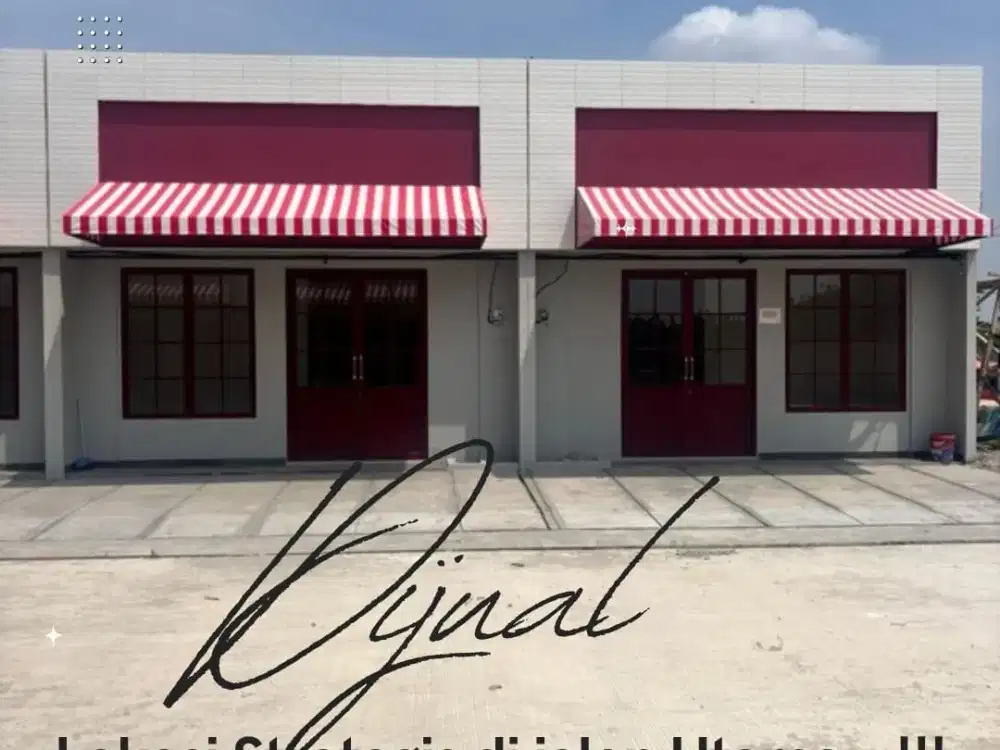 RUMAH READY STOCK SIAP HUNI DAN SIAP USAHA LOKASI DEPAN JALAN UTAMA PERUMAHAN