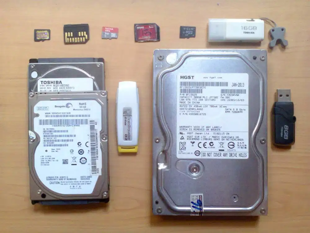 Hardisk internal dan hardisk eksternal data hilang