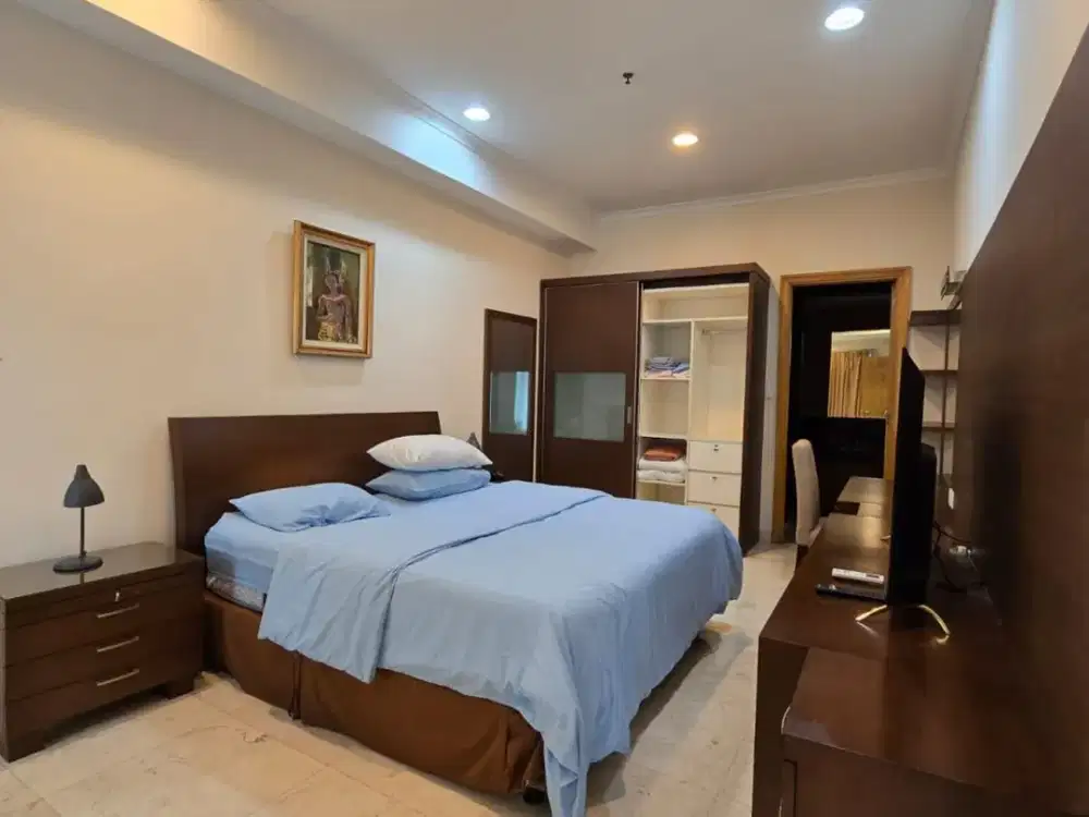 Disewa Unit Terawat dan Nyaman 1 Bedroom di Senayan Residence, Pemandangan Indah Dari Balkon Serta Area yg Strategis