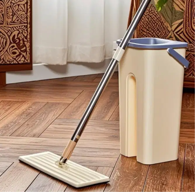 Alat Pel Set Pembersih Lantai dengan Ember