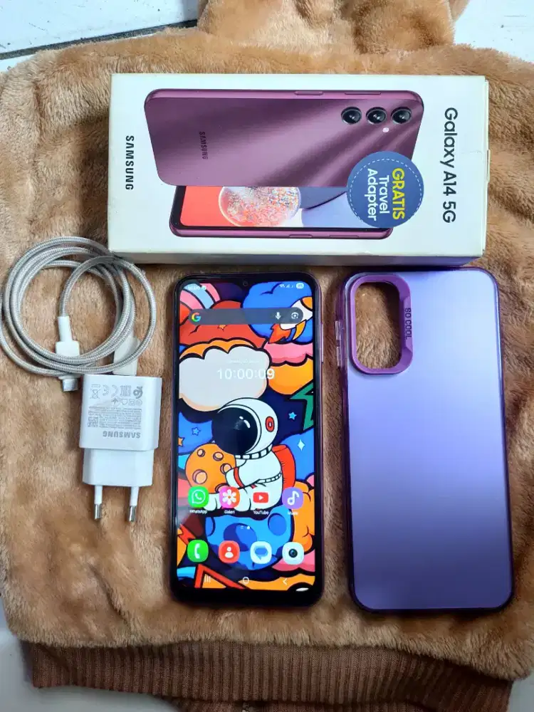 Samsung Galaxy A14 5G Ram 6/128 Fullset Mulus Original
