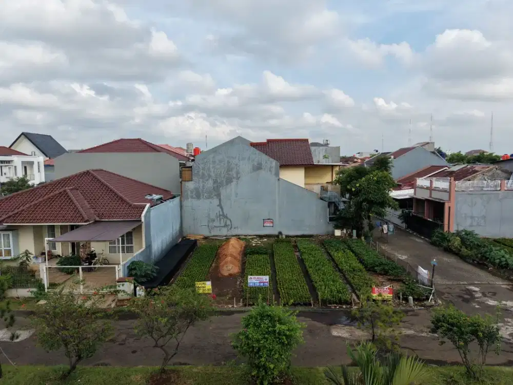 Tanah Kavling Hoek Metro Permata 1 Siap Bangun Luas 224 Meter