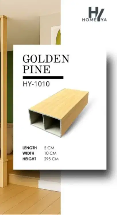 PARTISI HOLLOW INDOOR HOMEYA 5X5 HY-0510 GOLDEN PINE