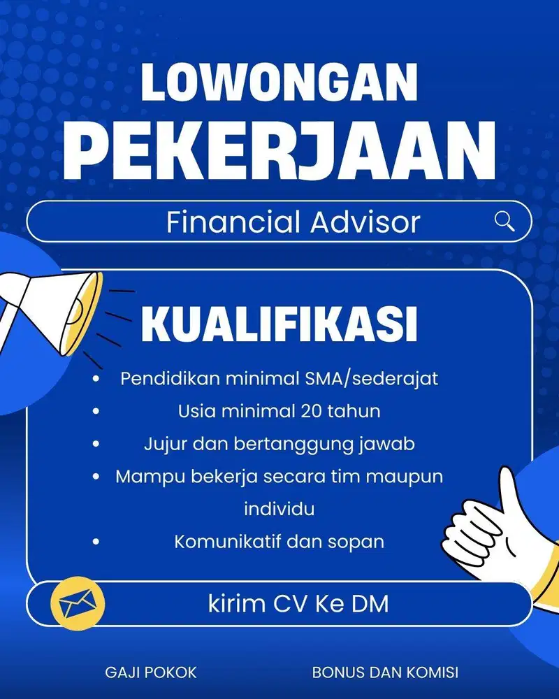 FINANCE ADVISOR / MARKETING