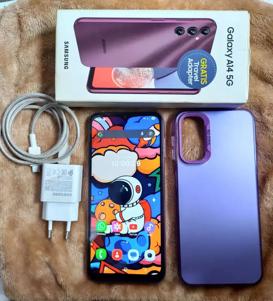 Samsung Galaxy A14 5G Ram 6/128 Fullset Mulus Original